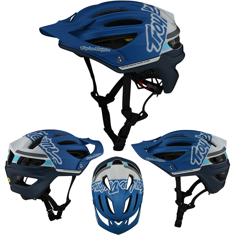 TLD A2 MIPS Helmet - M-L - Silhouette Blue