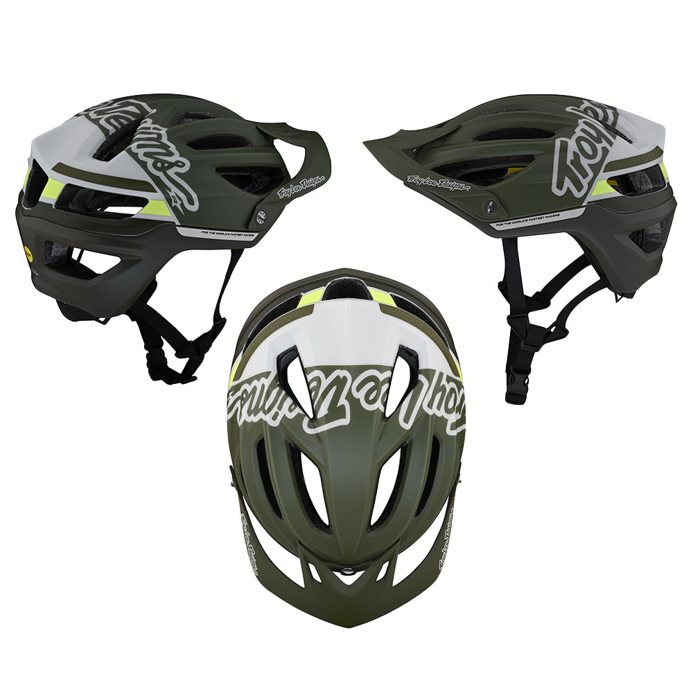 TLD A2 MIPS Helmet - XL-2XL - Silhouette Green - AS-NZS 2063-2008 Standard