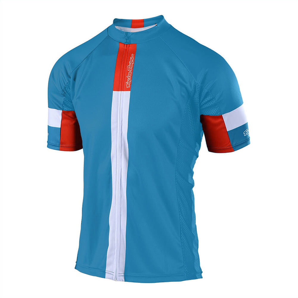 TLD Ace 2.0 Short Sleeve Jersey - L - Corsa Ocean