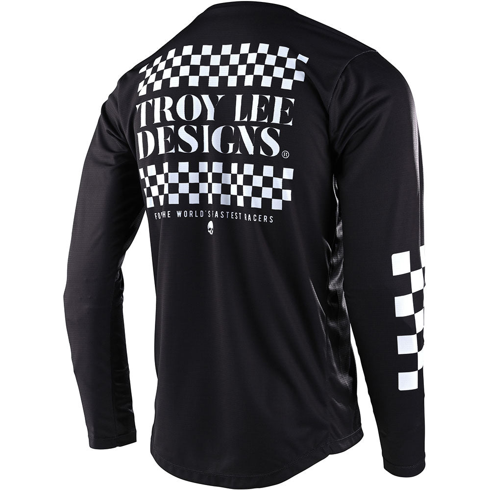 TLD Flowline Long Sleeve Jersey - M - Service Black