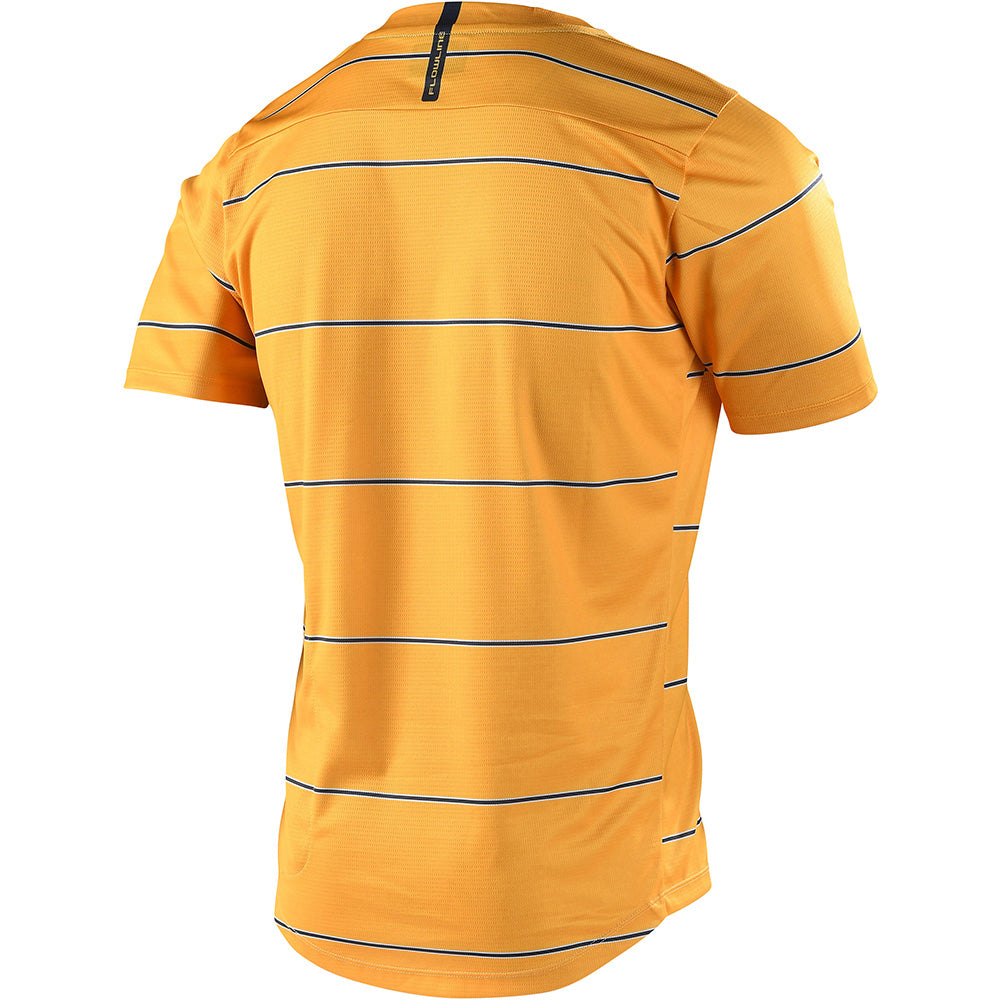 TLD Flowline Short Sleeve Jersey - XL - Revert Honey