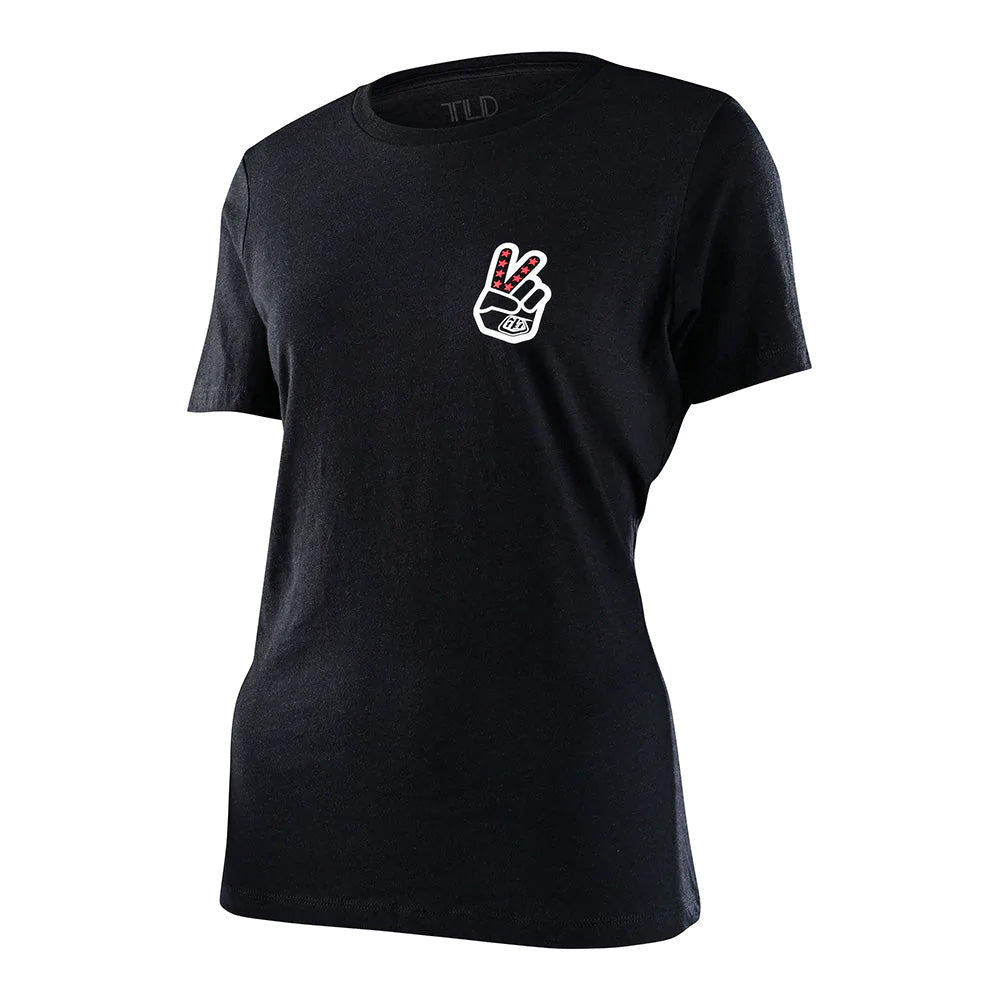 TLD Peace Out Women's Tee - Women's XL - Black Heather