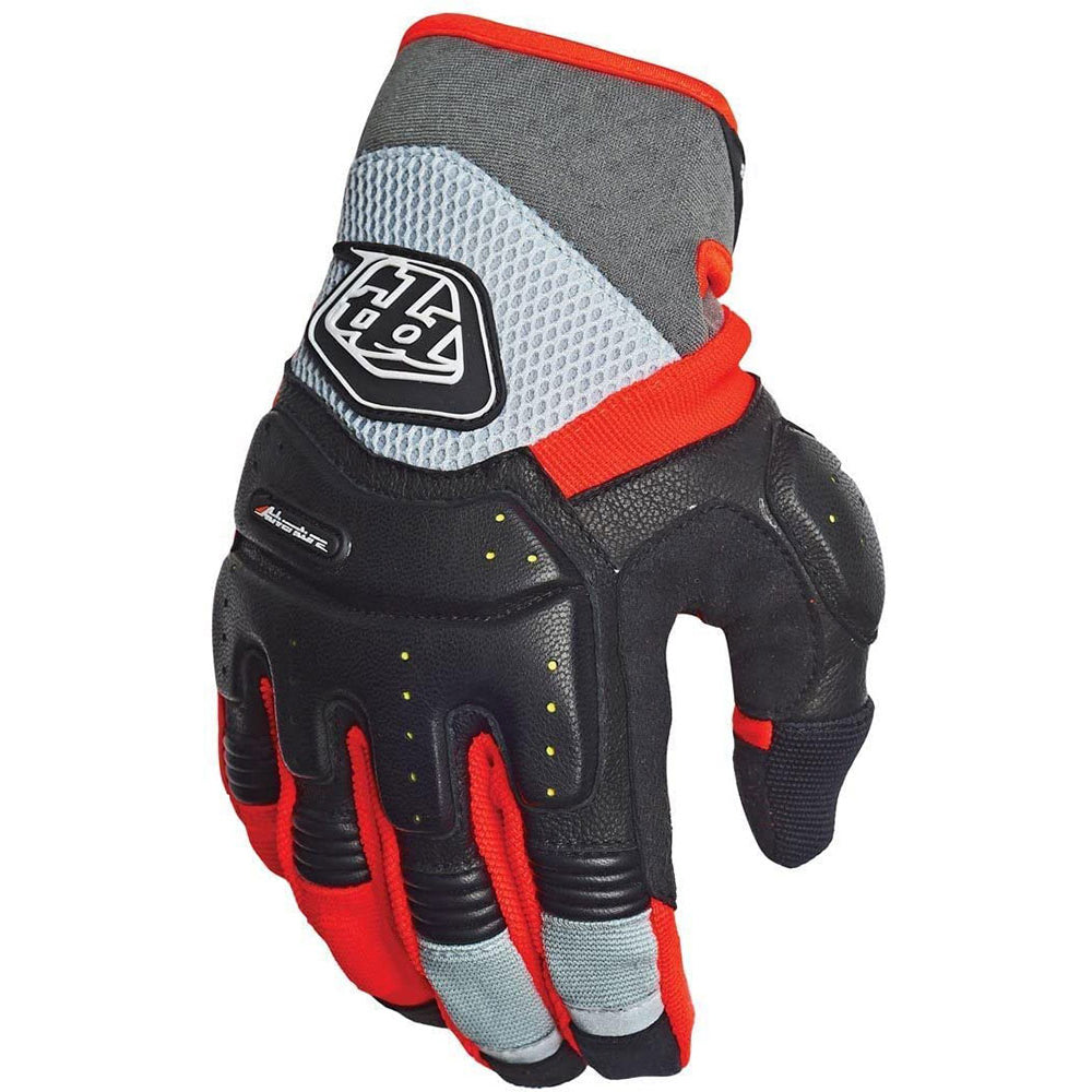 TLD Radius Offroad Glove - S - Orange - Grey