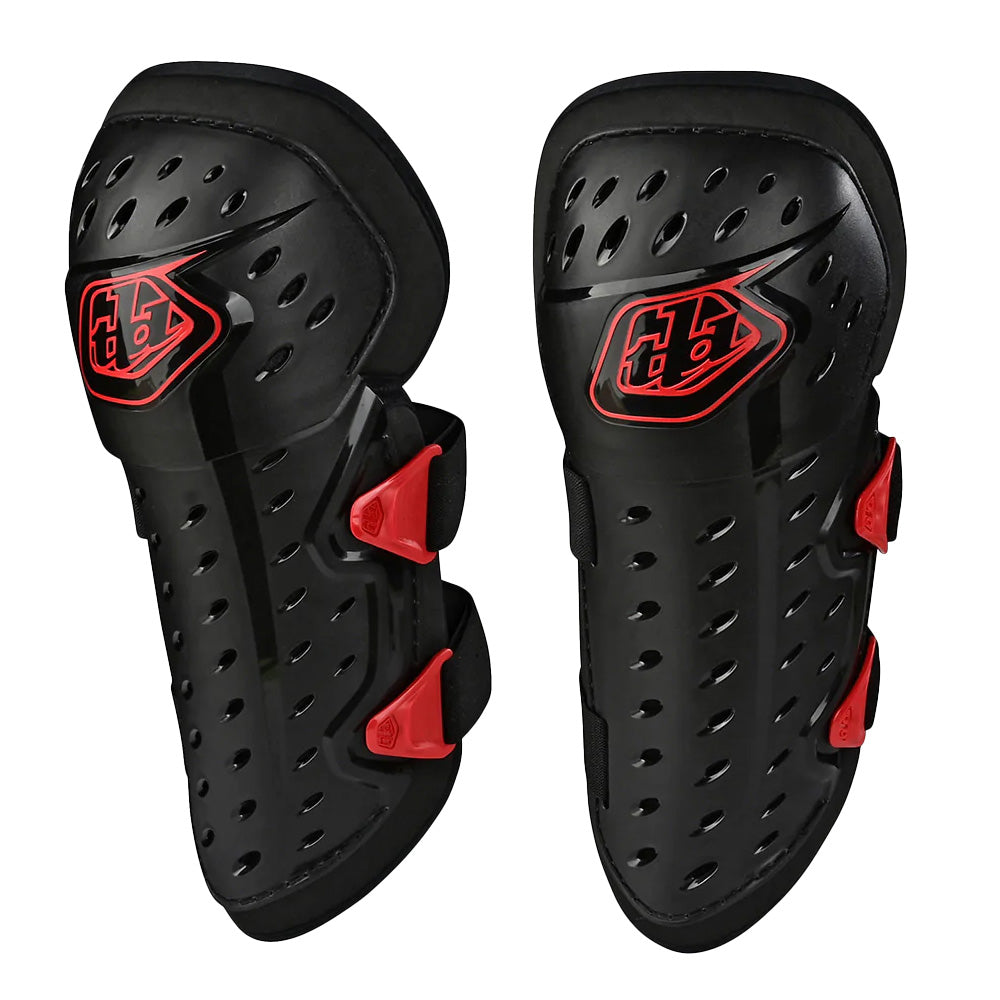 TLD Rogue Youth Knee - Shin Guards - Youth One Size Fits Most - Black