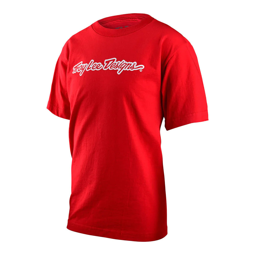 TLD Signature Youth Tee - Youth XL - Red