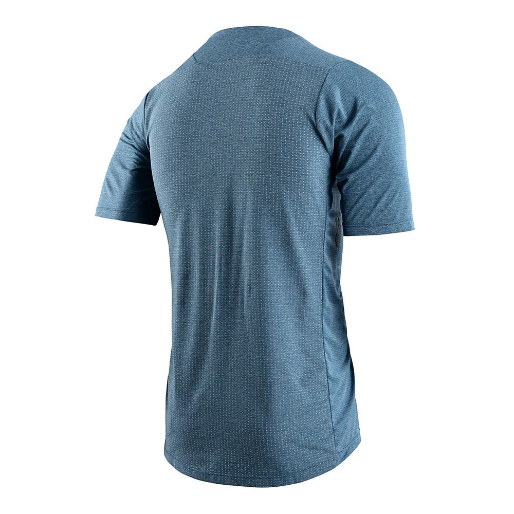 TLD Skyline Short Sleeve Jersey - XL - Heather Slate