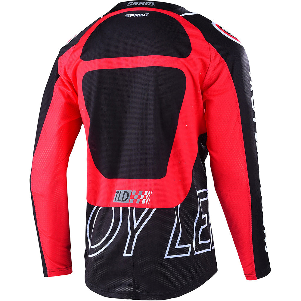 TLD Sprint Long Sleeve Jersey - M - Drop In SRAM Black