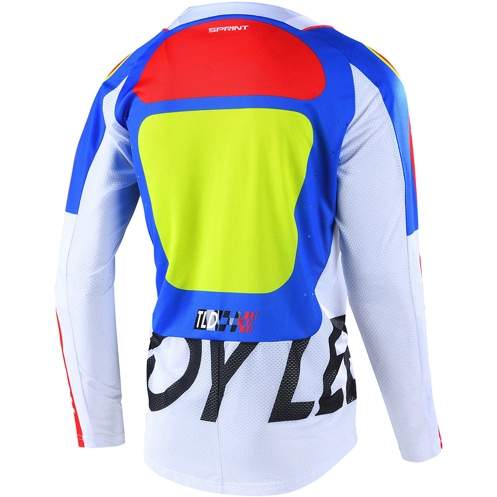 TLD Sprint Youth Long Sleeve Jersey - Youth L - Drop In White