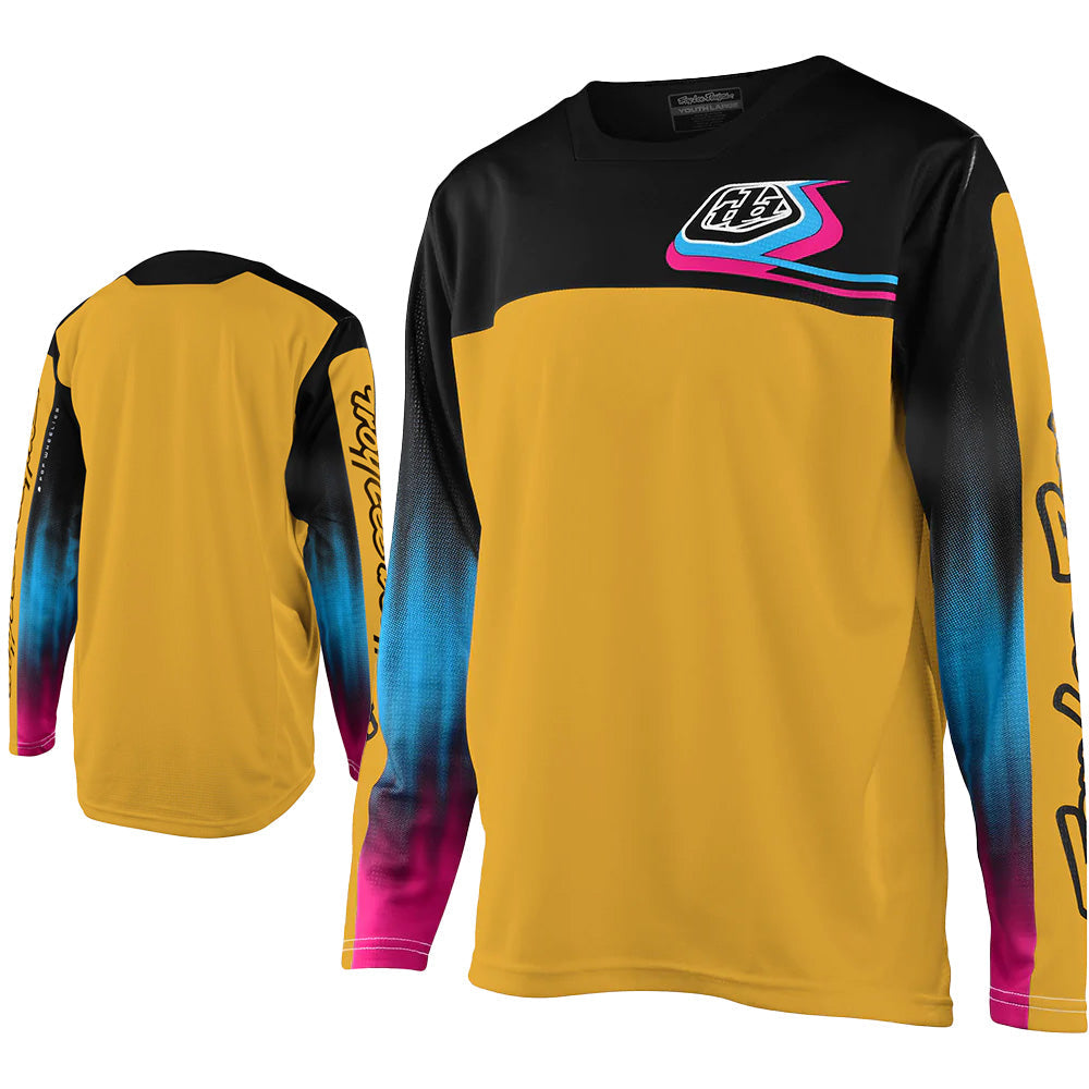 TLD Sprint Youth Long Sleeve Jersey - Youth XL - Jet Fuel Golden