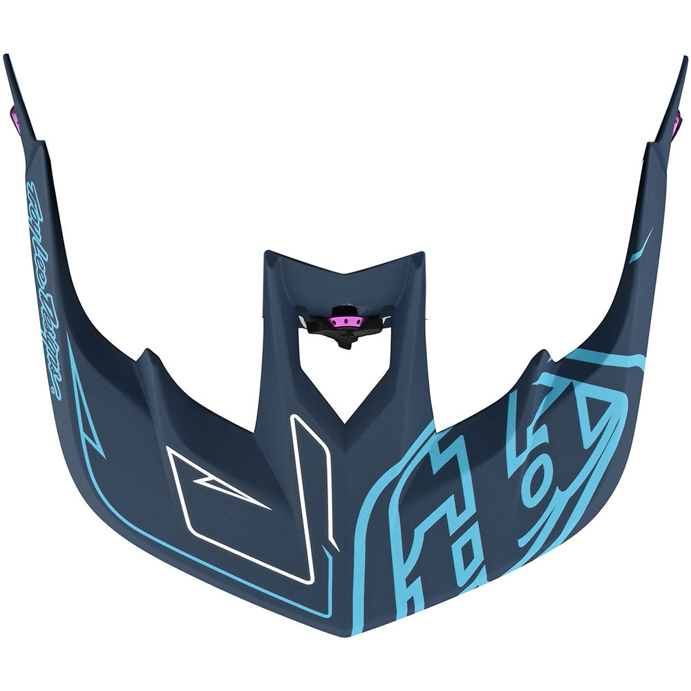 TLD Stage Born From Paint LE Visor - Pinstripe Marine