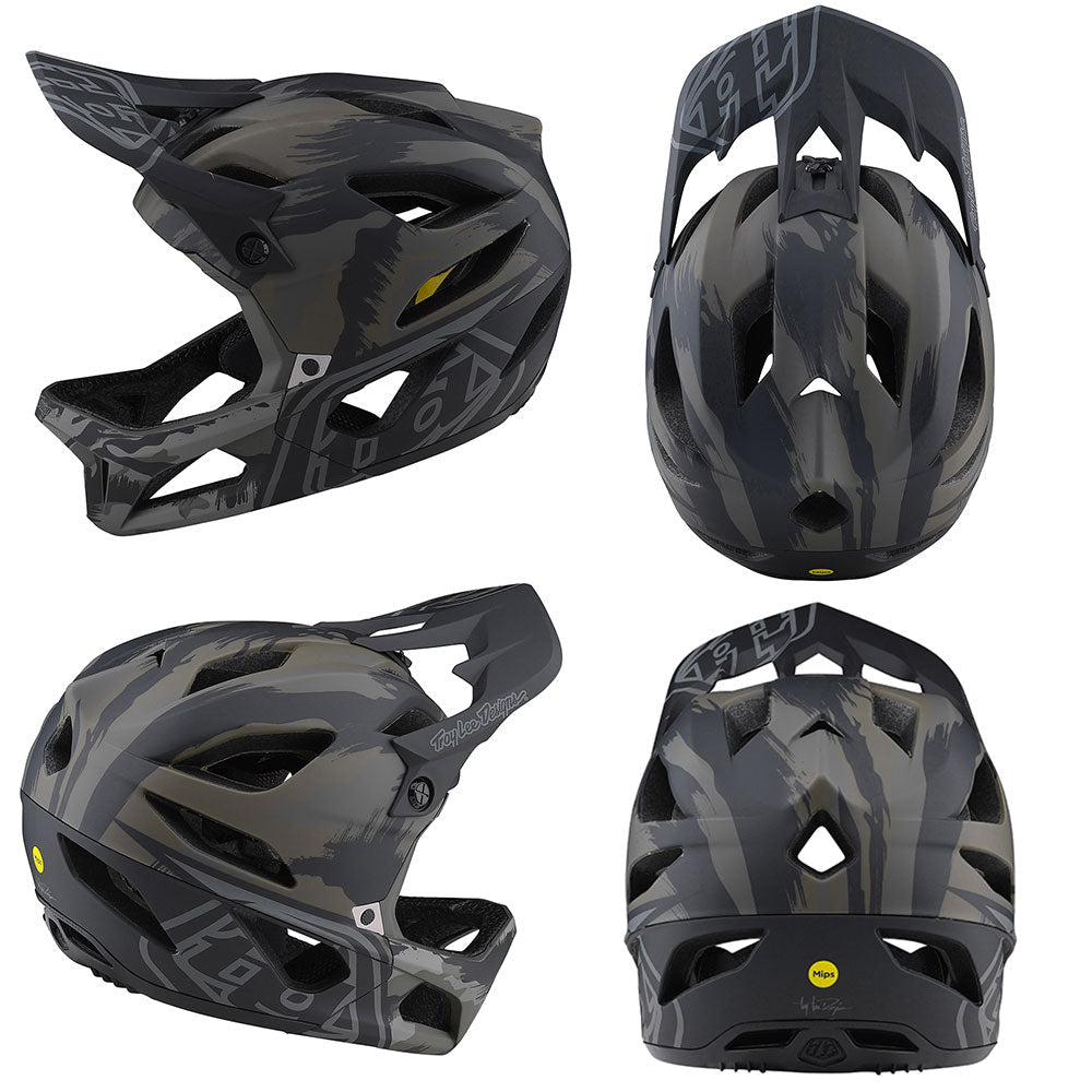 TLD Stage MIPS Helmet - M-L - Brush Camo Military - AS-NZSÂ 2063-2008 Standard