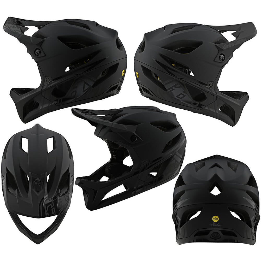 TLD Stage MIPS Helmet - XL/2XL - Stealth Midnight