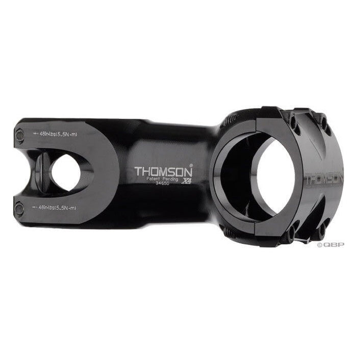 Thomson Elite X4 Stem - Black - 31.8mm - 80mm x 0 Degree - 1 1-8th Inch