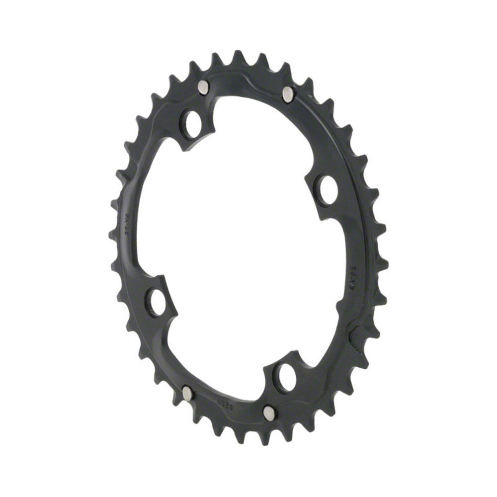 Truvativ 104BCD Shift Rings - 104 BCD - Alloy 3mm - Round - Black - 36T