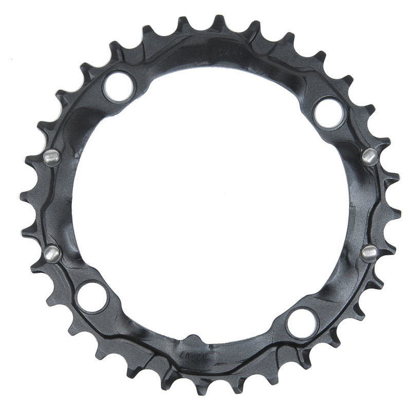 Truvativ 104BCD Shift Rings - 104 BCD - V7 Steel - Round - Black - 32T