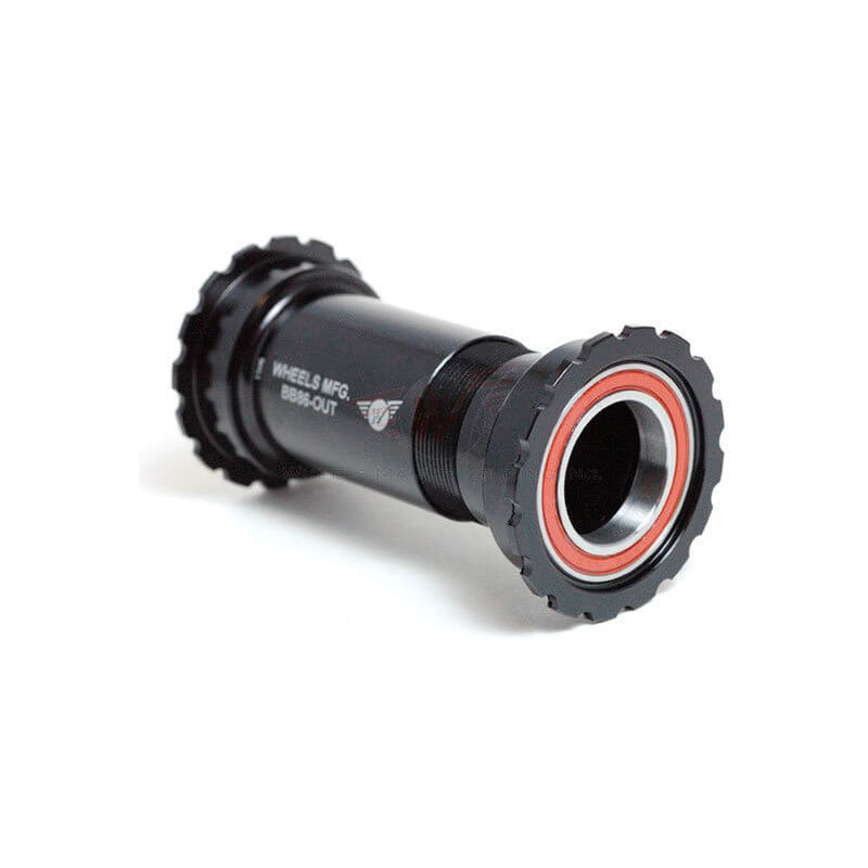 Wheels Manufacturing BB86 - BB92 Threaded Bottom Bracket - 24mm - 41mm Pressfit - 86-92mm Shell - BB86 - BB92 - Standard Bearings
