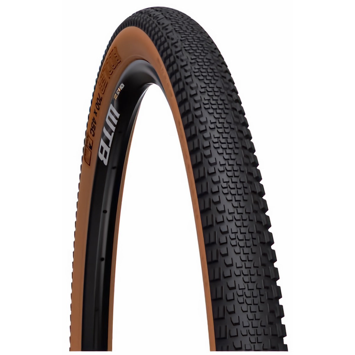 WTB Riddler Gravel Tyre - Skinwall - TCS Kevlar Folding - TCS Light - Dual DNA - 45c - 700c