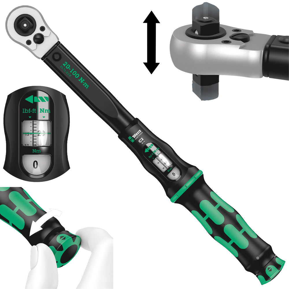 Wera 05075604001 Click-Torque A 5 Drehmomentschlüssel mit Umschaltknarre, 1 W, 1 V, 1/4 Vierkant, 2.5-25 Nm & 8796 SA Zyklop-Verlängerung flexible- lock mit Schnelldrehhülse, kurz, 1/4 Zoll Wera 05075604001 Click-Torque A 5 Drehmomentschlüssel mit Umschaltknarre, 1 W, 1 V, 1/4 Vierkant, 2.5-25 Nm & 8796 SA Zyklop-Verlängerung flexible- lock mit Schnelldrehhülse, kurz, 1/4 Zoll