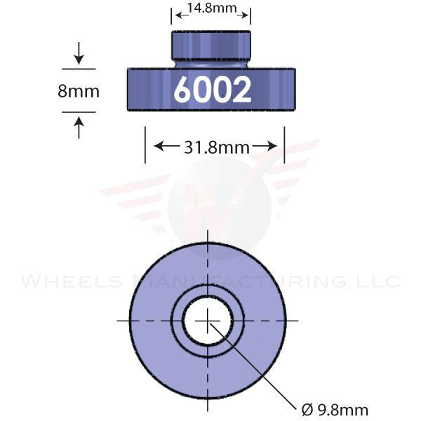 Wheels Manufacturing Open Bore Adapter - 6002