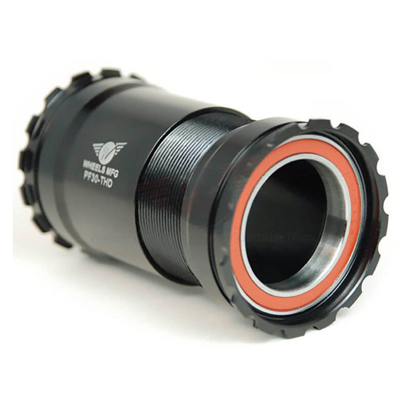 Wheels Manufacturing PF30 Threaded Bottom Bracket - 30mm - PF30 - 61-79mm Shell - AC Bearings