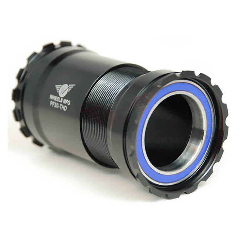 Wheels Manufacturing PF30 Threaded Bottom Bracket - 30mm - PF30 - 61-79mm Shell - Standard Bearings