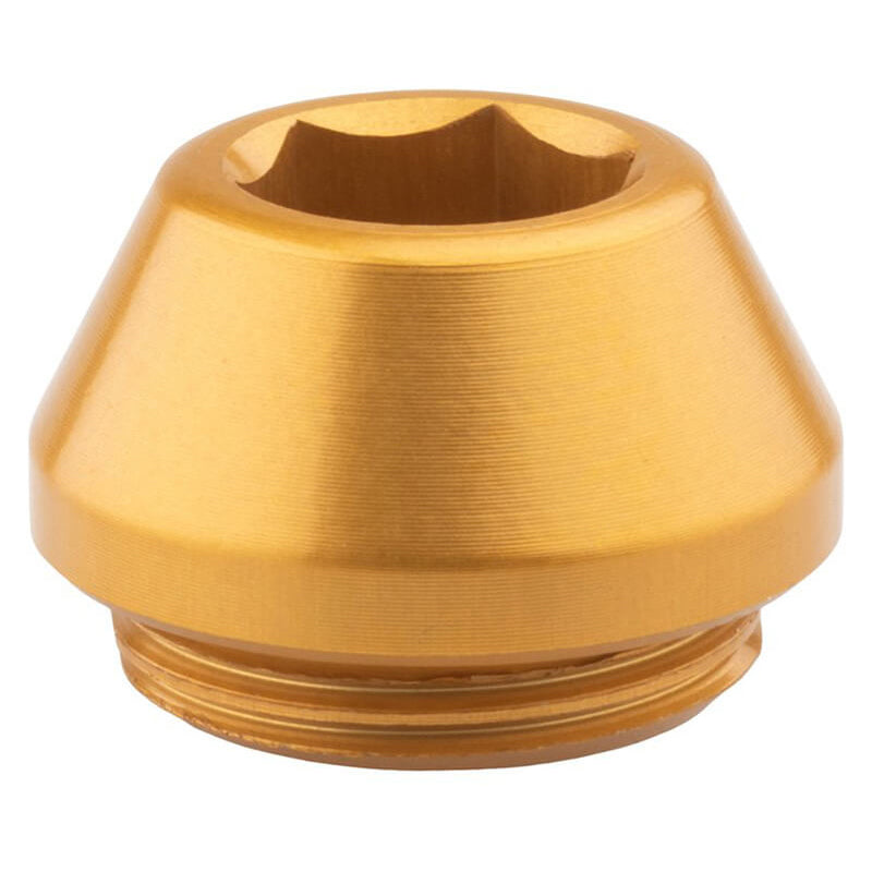 Wolf Tooth 12mm Rear Thru Axle Button Slider - Gold