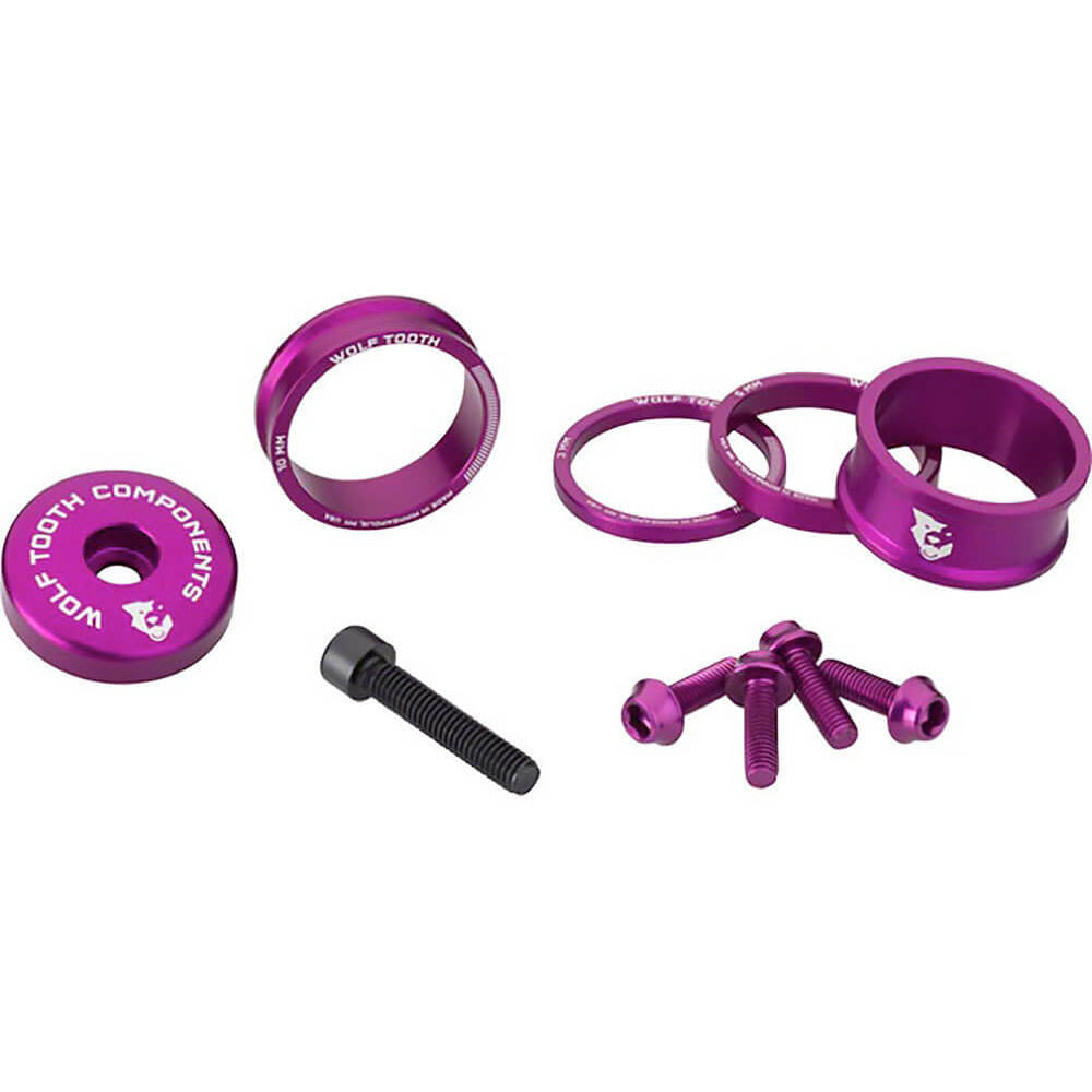 Wolf Tooth Anodised Bling Kit - Purple