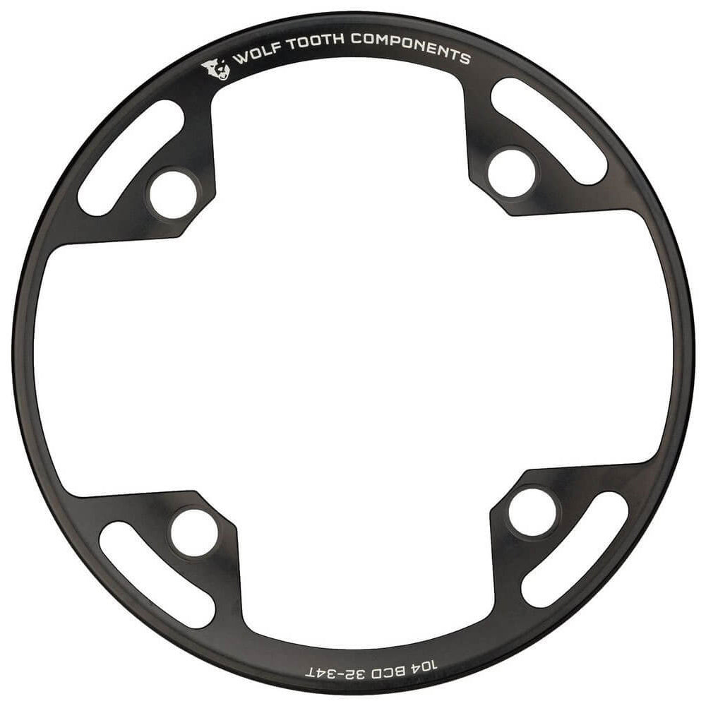 Wolf Tooth Bash Ring - 104 BCD - Black - 32-34T