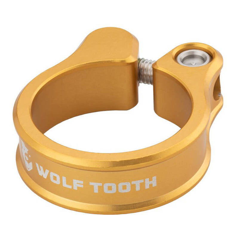 Wolf Tooth Bolt Up Seatpost Clamp - 34.9mm - Gold