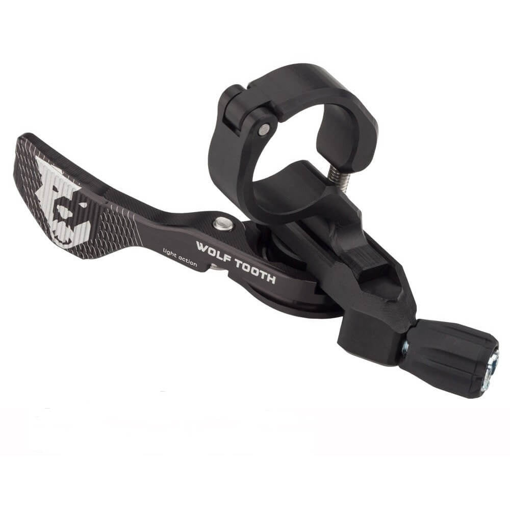 Wolf Tooth Dropper ReMote Lever - Black - Light Action - 22.2mm Bar Clamp