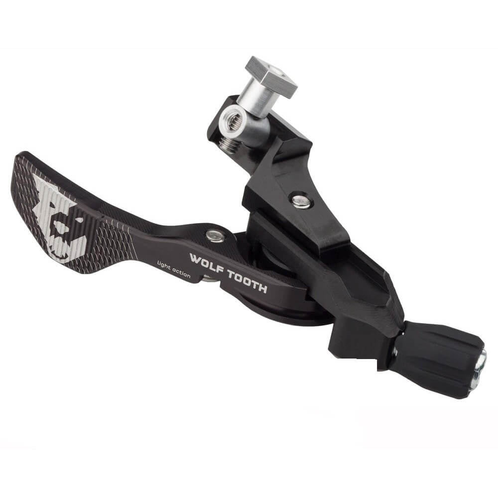 Wolf Tooth Dropper ReMote Lever - Black - Light Action - Shimano I-Spec A - Shimano I-Spec B