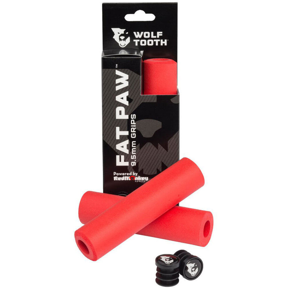 Wolf Tooth Fat Paw Grips - Red