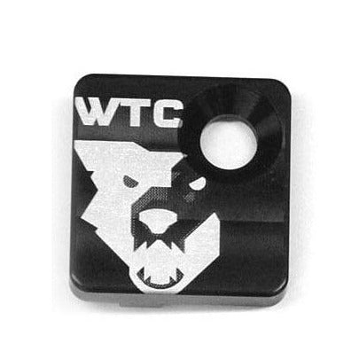Wolf Tooth Front Derailleur Mount Cover - Black - Design 2