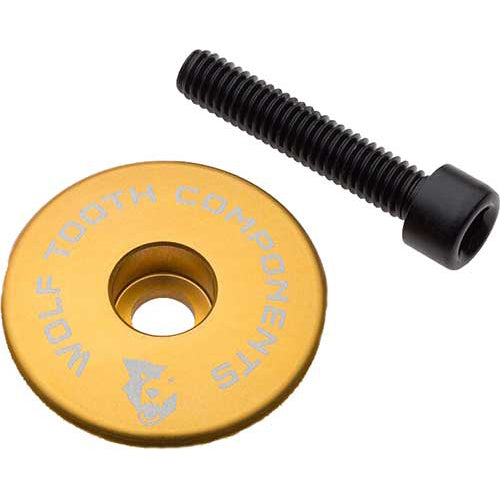 Wolf Tooth Ultralight Top Cap - Gold - 1 1-8 Inch