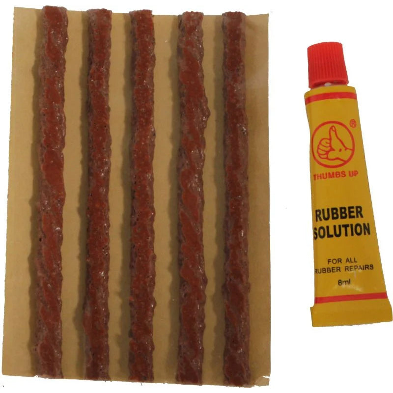 X-Tech Replacement Tyre Plug and Glue Kit