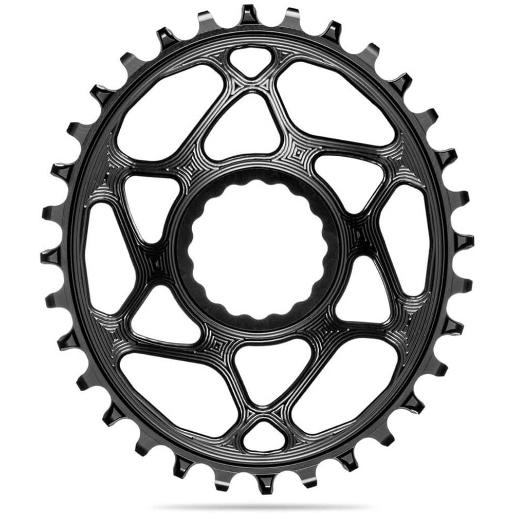 absoluteBLACK Direct Mount Narrow Wide Chainring - Race Face - Easton Cinch Direct Mount - 3mm Boost - Oval - Black - 9-12 Speed - 30T