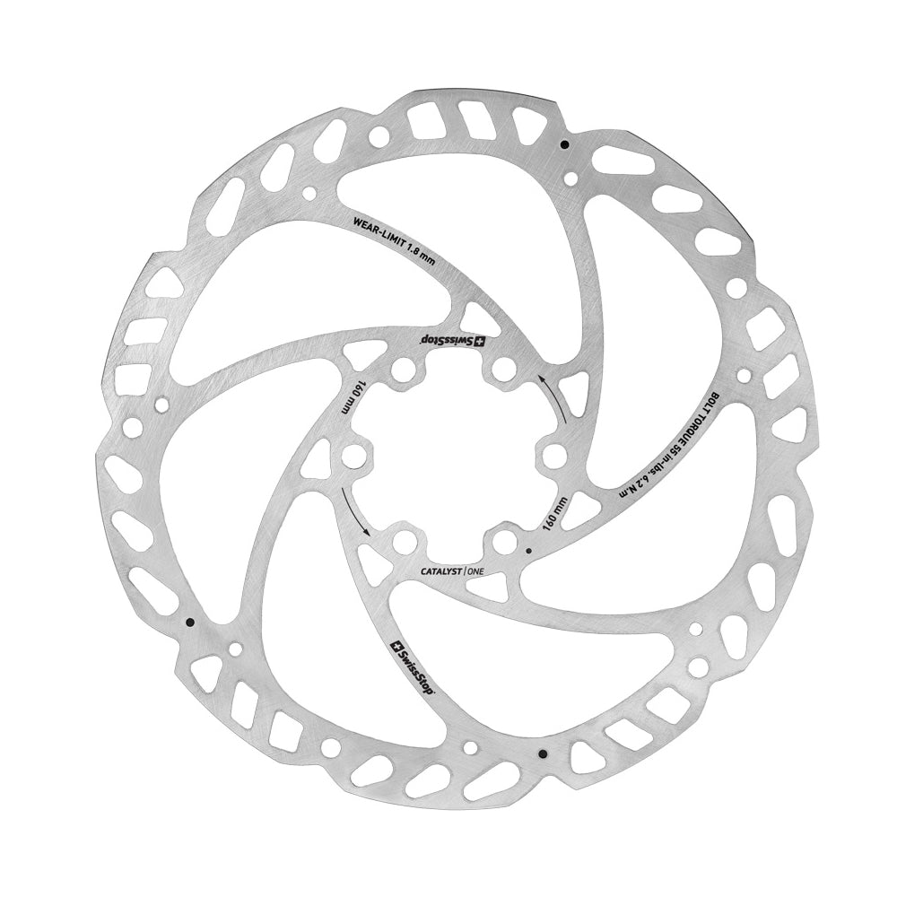 SwissStop Catalyst One 6 Bolt Disc Brake Rotor - 160mm - 6 Bolt