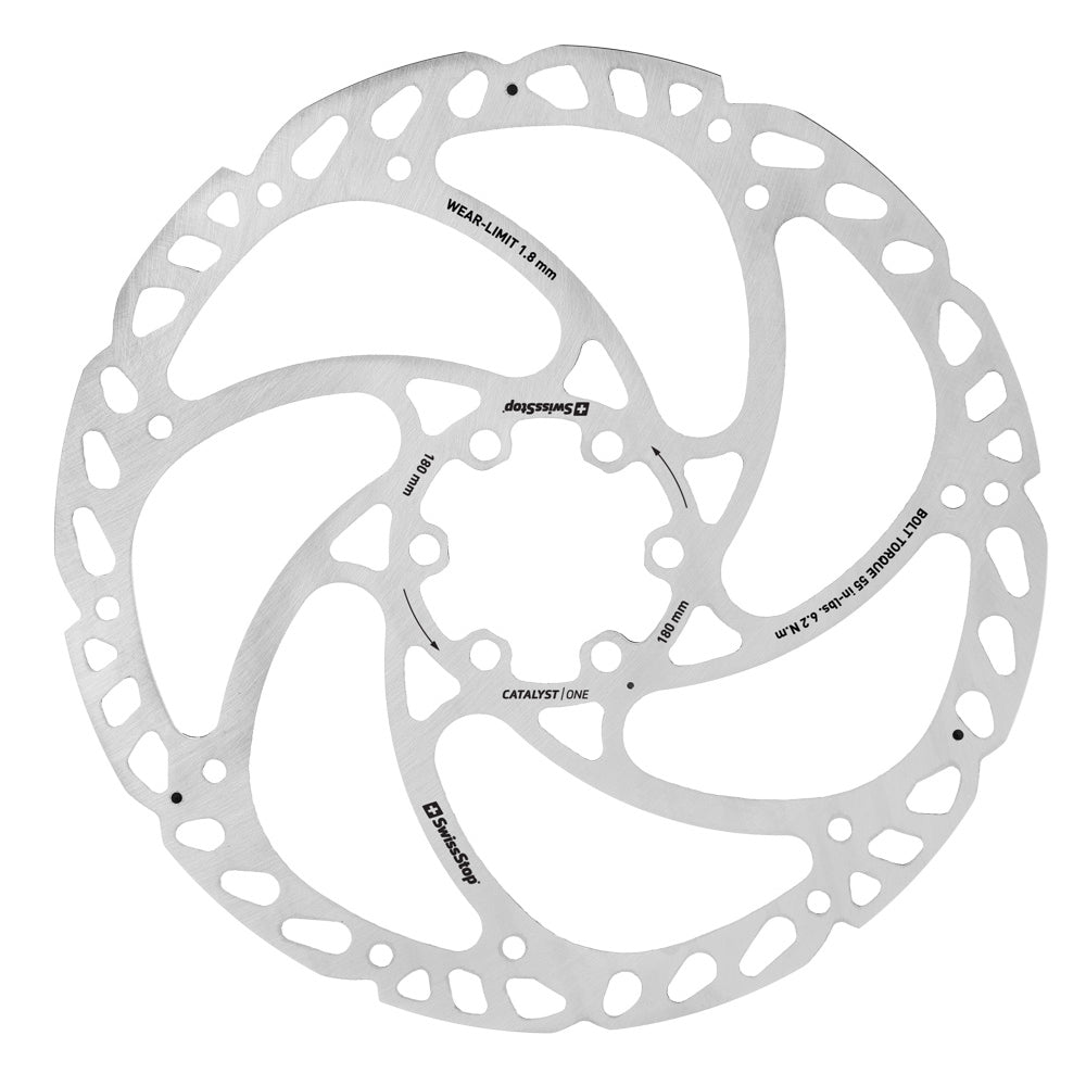 SwissStop Catalyst One 6 Bolt Disc Brake Rotor - 180mm - 6 Bolt