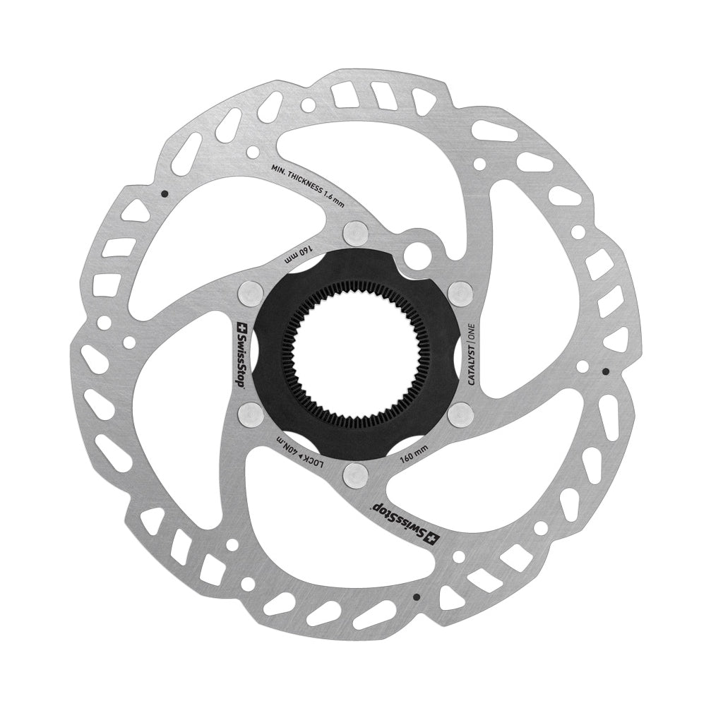 SwissStop Catalyst Centrelock Disc Brake Rotor - 160mm - Centrelock