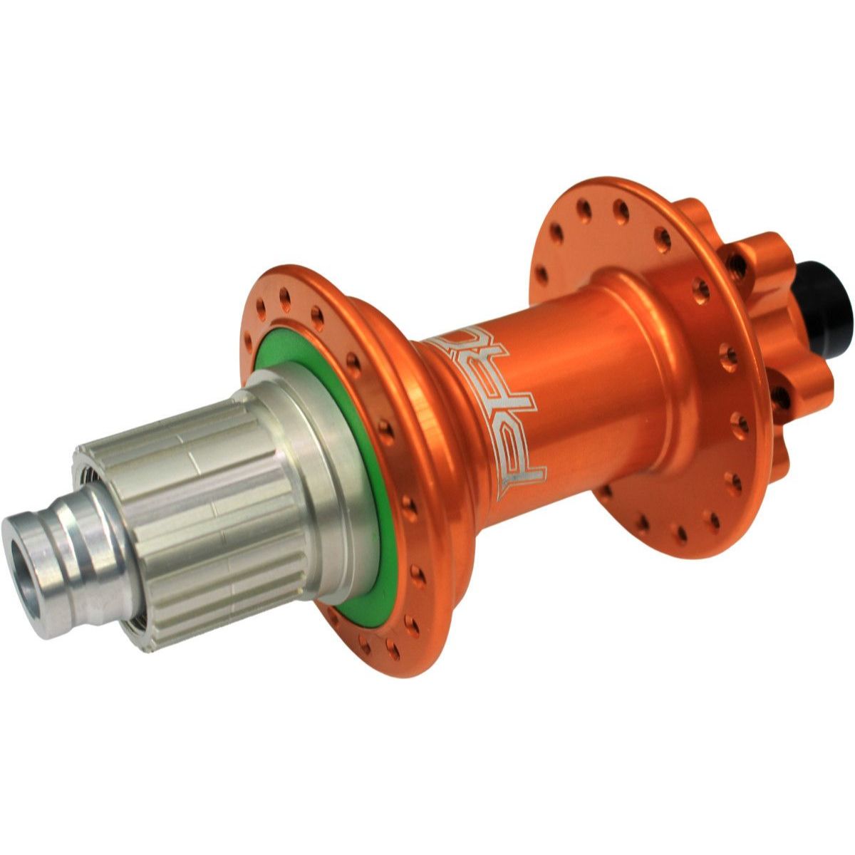 Hope Pro 4 Rear 6 Bolt Disc Hub - 12x148mm Boost - 32 Hole - Shimano Microspline - Orange