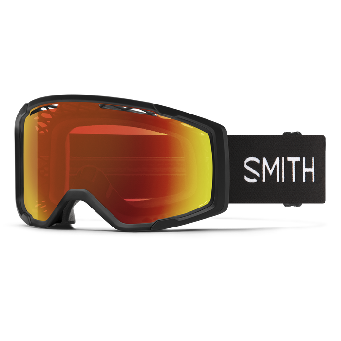Smith Rhythm Goggles - One Size Fits Most - Black - ChromaPop Everyday Red Mirror Lens