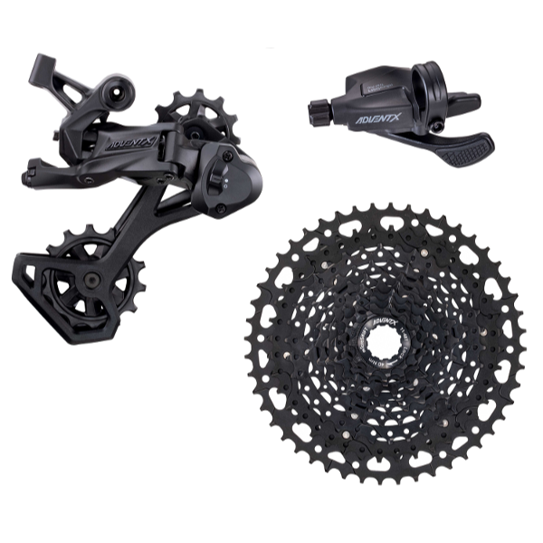 Microshift Advent X eBike 10 Speed Wide Range Groupset - 11-48T - No - 10 Speed