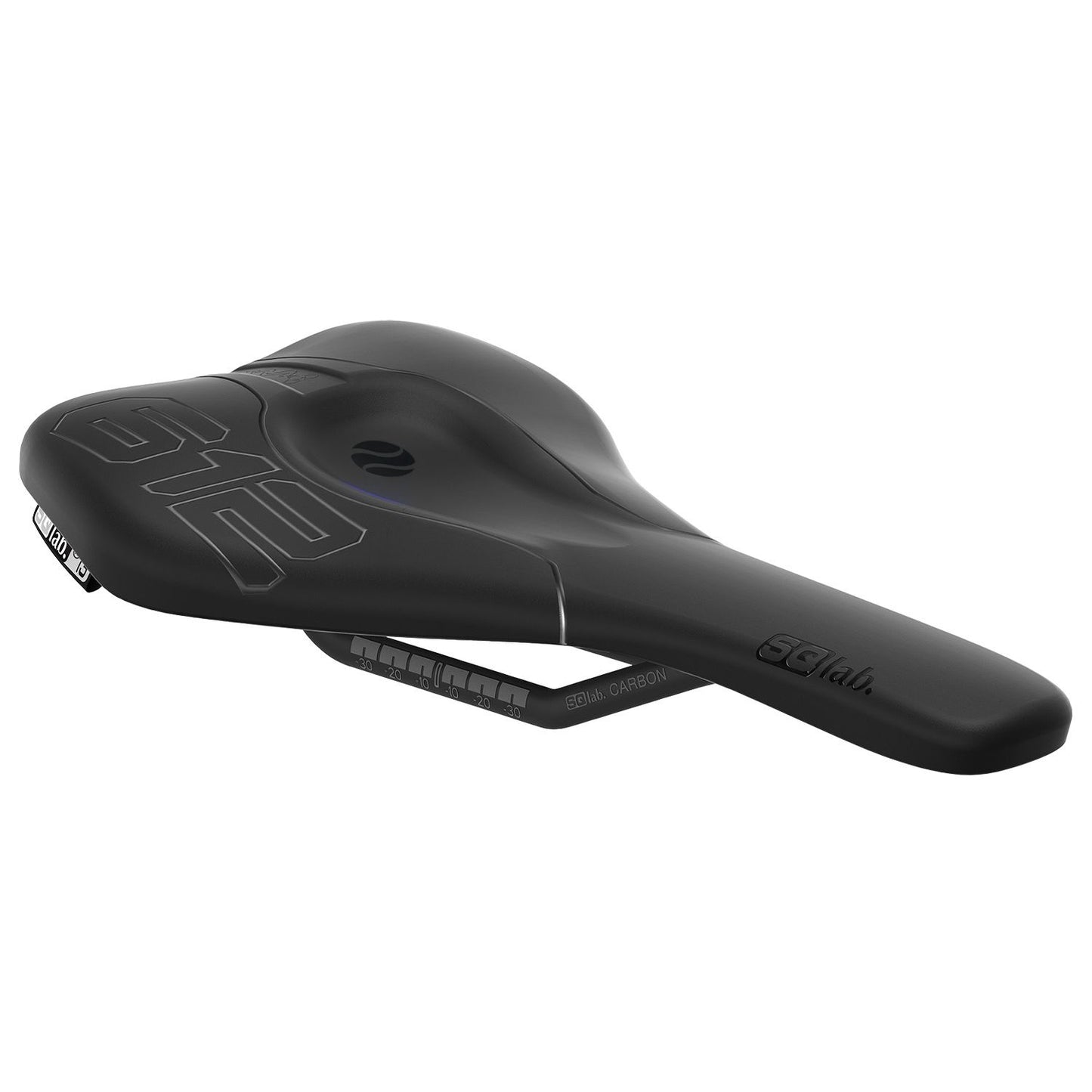SQLab 612 Ergowave Carbon Saddle - Black - Carbon Fibre - 120mm