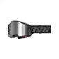100 Percent Accuri 2 Goggles - One Size Fits Most - Black - Mirror Silver Lens