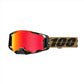 100 Percent Armega Goggles - One Size Fits Most -  Glory - HiPER Red Mirror Lens