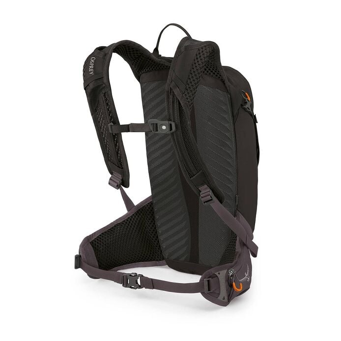 Osprey Siskin 12 Backpack with Reservoir - Black - 12L Pack - 2.5L Bladder