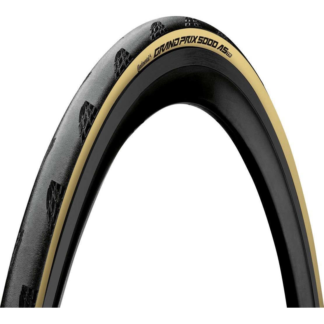 Continental GP5000 AS Tyre - 700c - 28c - Yes - Black Chili - Vectran Breaker - Medium - Medium Duty Protection - Folding - Cream
