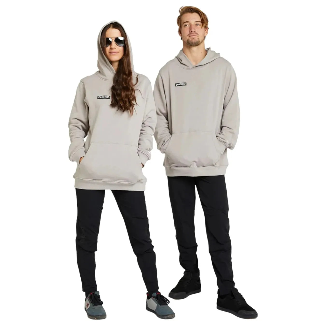 DHaRCO Unisex Hoodie - L - Grey Stone