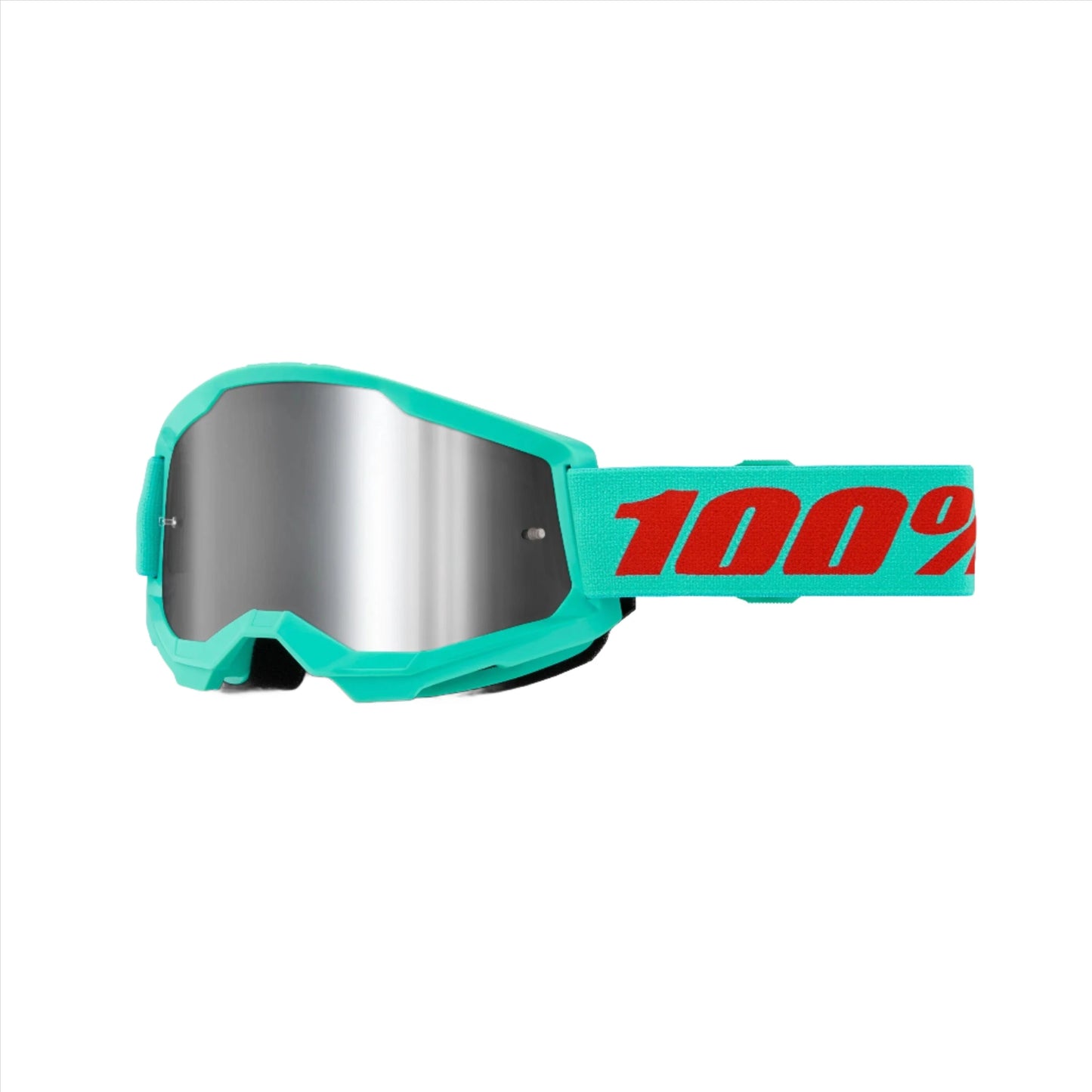 100 Percent Strata 2 Goggles - One Size Fits Most - Maupiti - Mirror Silver Lens