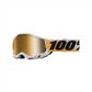 100 Percent Accuri 2 Goggles - One Size Fits Most -  Shiv - Mirror True Gold Lens
